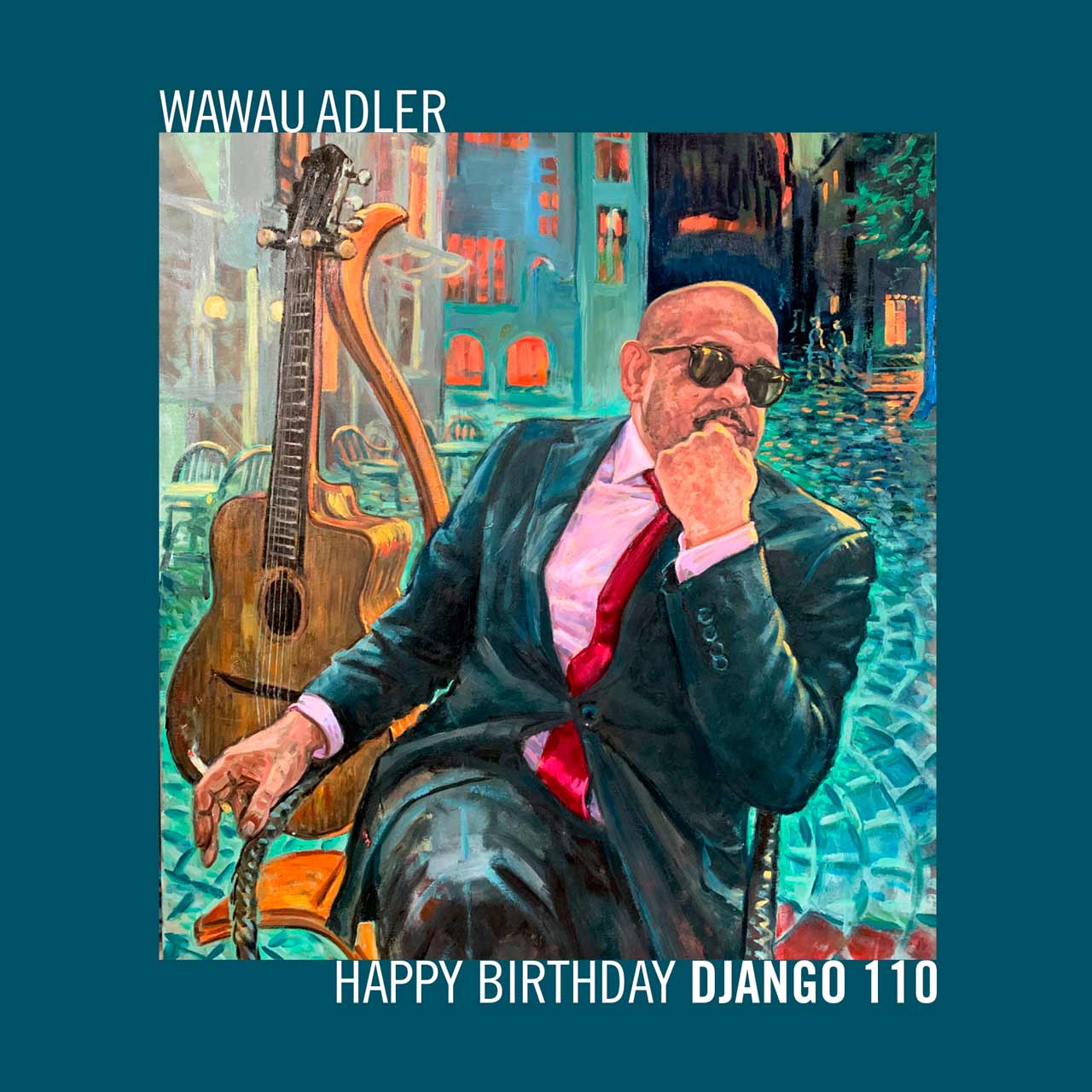 Wawau Adler CD Album Happy Birthday Django 110 - Cover