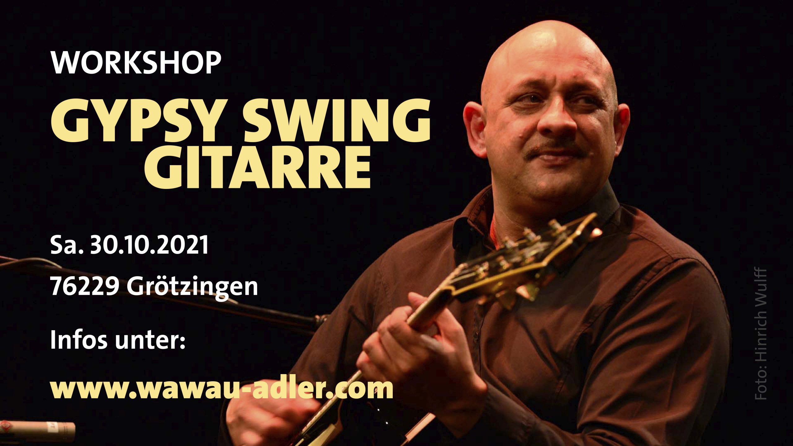 Gypsy Swing Gitarre Workshop - Wawau Adler (Foto: Hinrich Wulff)